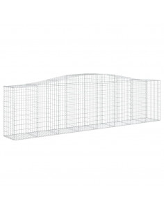 Cesto Gabbione ad Arco 400x50x100/120 cm Ferro Zincato 2