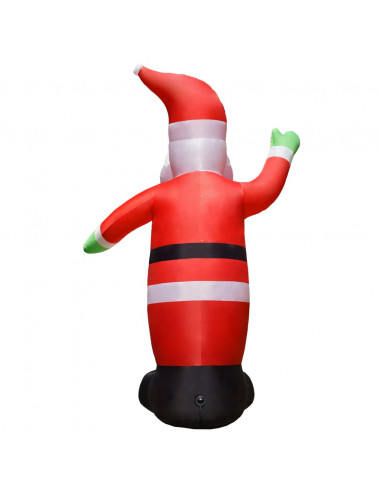 Babbo Natale Gonfiabile Decorazione Natalizia con LED IP44 3 m