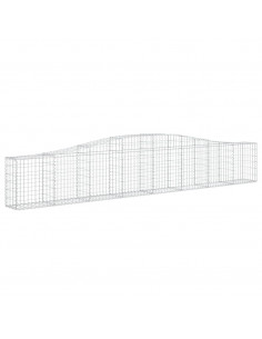 Cesto Gabbione ad Arco 400x30x60/80 cm Ferro Zincato 2