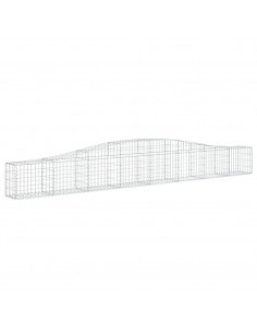 Cesto Gabbione ad Arco 400x30x40/60 cm Ferro Zincato 2