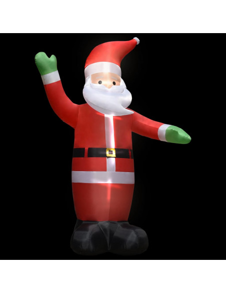 Babbo Natale Gonfiabile Decorazione con LED IP44 4,5 m