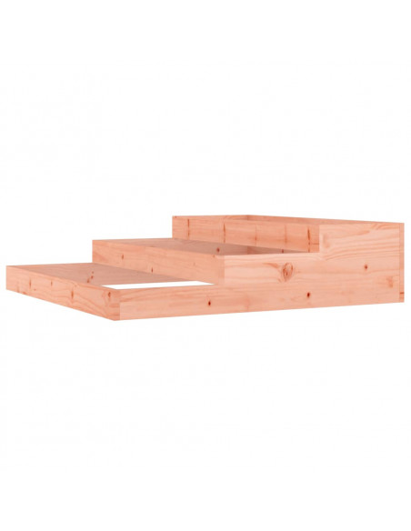 Fioriera 107x107x27 cm in Legno Massello di Douglas
