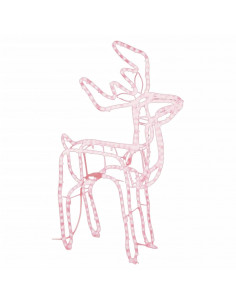 Figure Natalizie Renne Bianco Caldo 76x42x87 cm 2