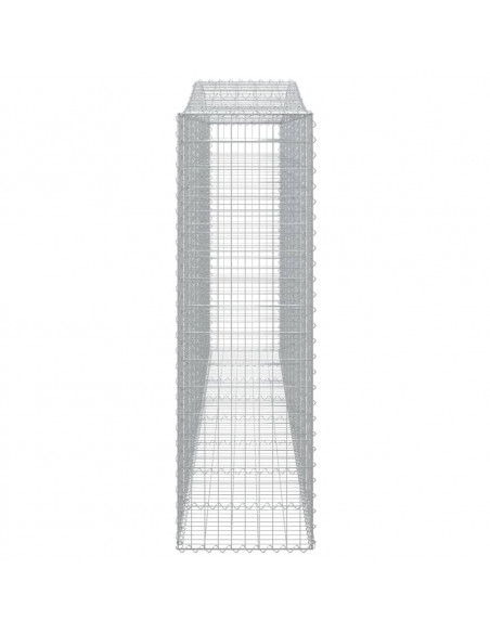 Cesto Gabbione ad Arco 400x50x160/180 cm Ferro Zincato