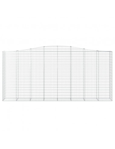Cesto Gabbione ad Arco 400x50x180/200 cm Ferro Zincato
