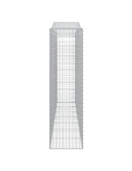 Cesto Gabbione ad Arco 400x50x180/200 cm Ferro Zincato