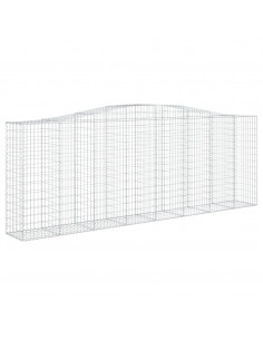 Cesto Gabbione ad Arco 400x50x140/160 cm Ferro Zincato 2