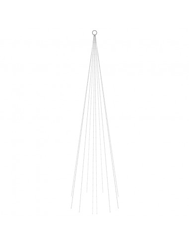 Albero di Natale Pennone Blu 310 LED 300 cm