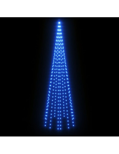 Albero di Natale Pennone Blu 310 LED 300 cm