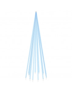 Albero di Natale Pennone Blu 732 LED 500 cm 2