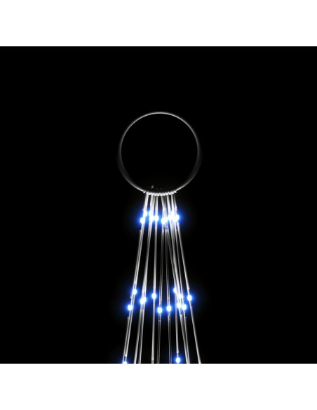 Albero di Natale Pennone Blu 732 LED 500 cm