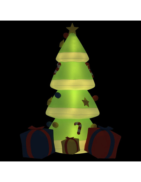 Albero di Natale Gonfiabile con LED 240 cm