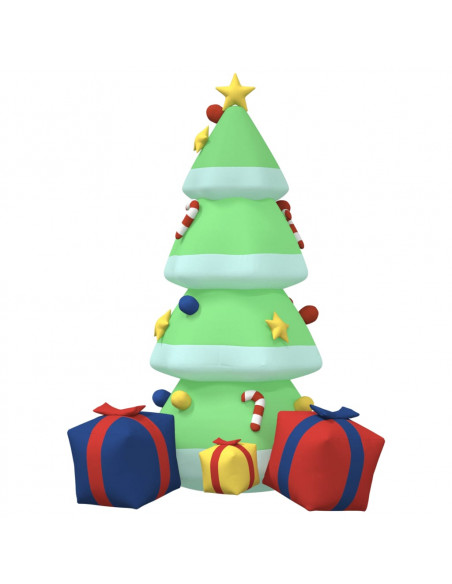 Albero di Natale Gonfiabile con LED 240 cm