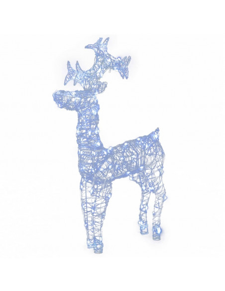 Decorazioni Natalizie Renne 3 pz 60x16x100 cm in Acrilico