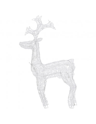 Decorazioni Natalizie Renne 2 pz 60x16x100 cm in Acrilico
