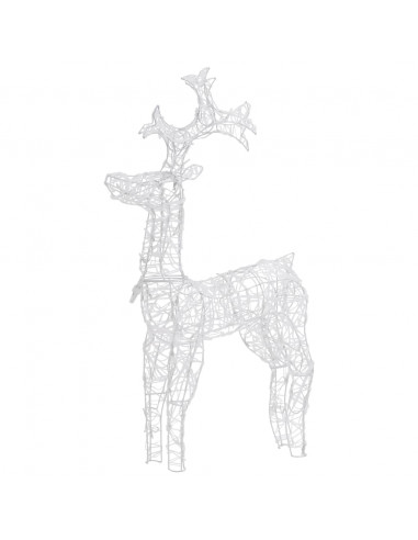 Decorazioni Natalizie Renne 3 pz 60x16x100 cm in Acrilico