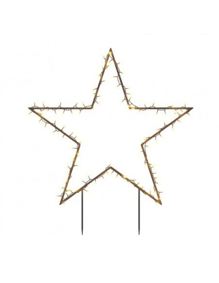 Decorazione Luminosa Natalizia con Picchetti Stella 115LED 85cm