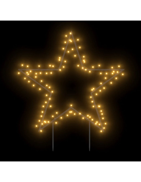 Decorazione Luminosa Natalizia con Picchetti Stella 115LED 85cm