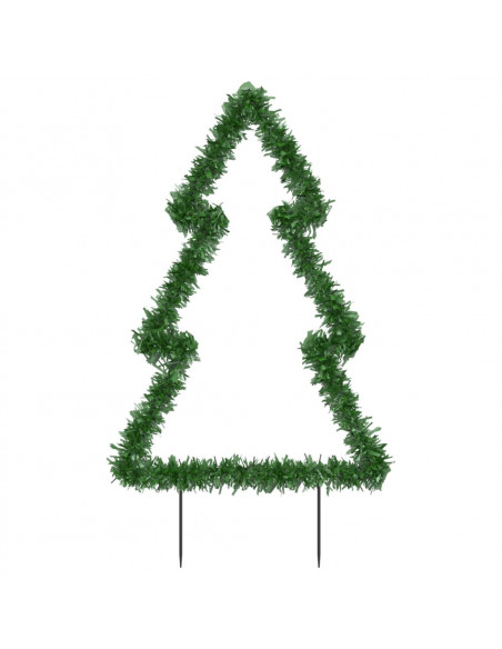 Decorazione Luminosa Natale Picchetti Terra Albero 115LED 90cm
