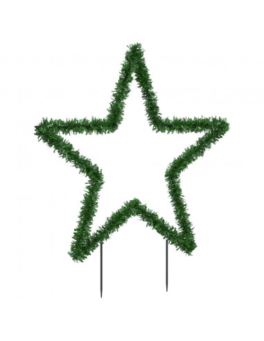 Decorazione Luminosa Natalizia con Picchetti Stella 80LED 60cm