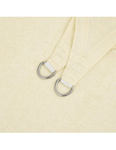 Vela Parasole in HDPE Quadrata 2x2 m Crema