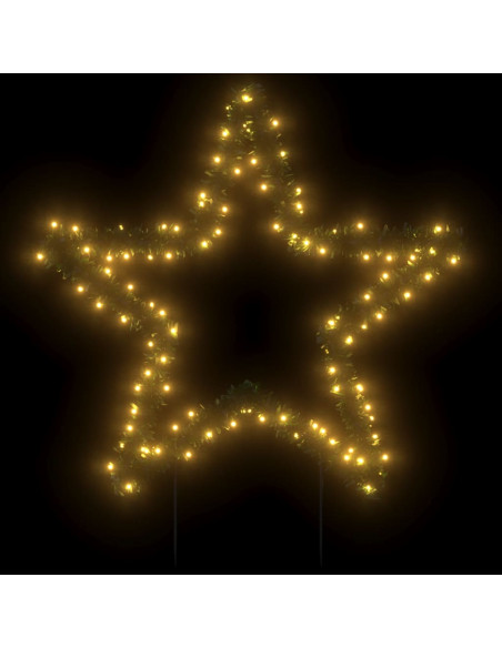 Decorazione Luminosa Natalizia con Picchetti Stella 115LED 85cm