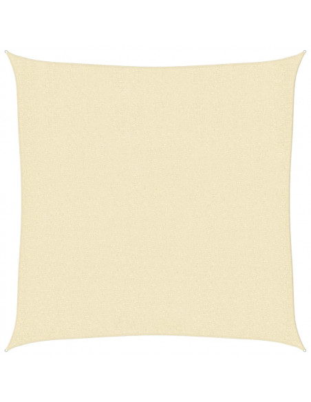 Vela Parasole in HDPE Quadrata 2x2 m Crema