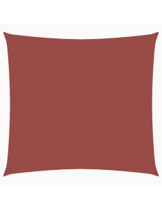 Vela Parasole in Tela Oxford Quadrata 2x2 m Terracotta 2