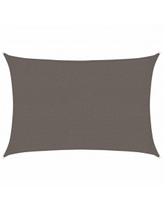 Vela Parasole 160 g/m² Antracite 2,5x3,5 m in HDPE 2