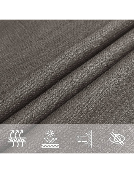Vela Parasole 160 g/m² Antracite 3x4,5 m in HDPE