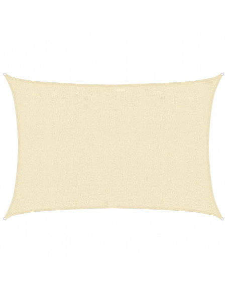 Vela Parasole 160 g/m² Crema 2,5x4 m in HDPE