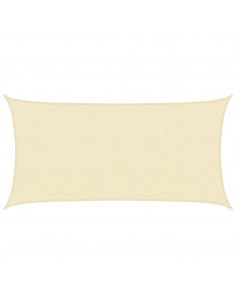 Vela Parasole 160 g/m² Crema 2,5x4,5 m in HDPE 2