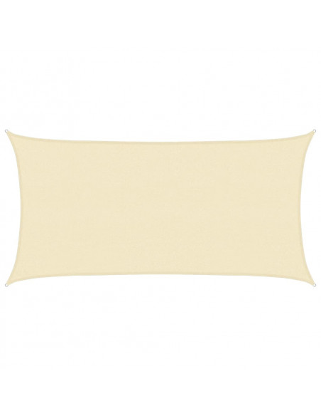 Vela Parasole 160 g/m² Crema 2,5x4,5 m in HDPE