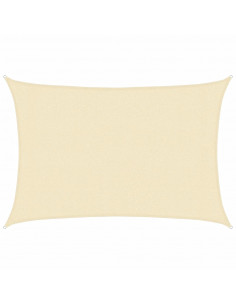 Vela Parasole 160 g/m² Crema 3x4 m in HDPE 2