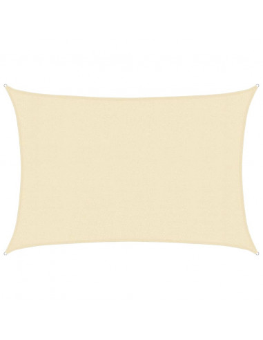 Vela Parasole 160 g/m² Crema 3x4,5 m in HDPE