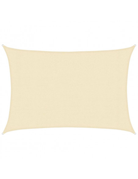 Vela Parasole 160 g/m² Crema 3x4,5 m in HDPE