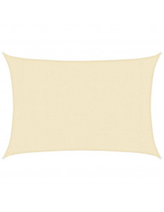 Vela Parasole 160 g/m² Crema 3x5 m in HDPE 2