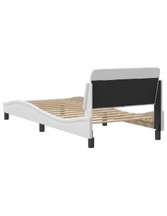 Giroletto con Testiera Bianco 80x200 cm in Similpelle