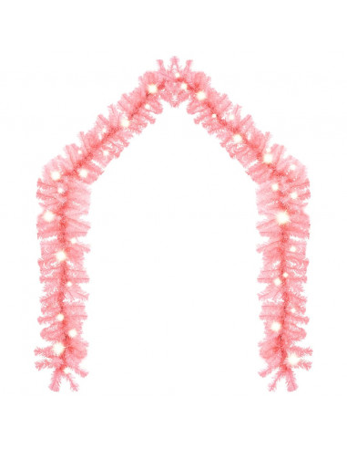 Ghirlanda Natalizia con Luci a LED 5 m Rosa