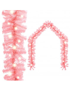 Ghirlanda Natalizia con Luci a LED 10 m Rosa 2