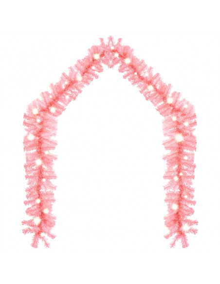Ghirlanda Natalizia con Luci a LED 10 m Rosa