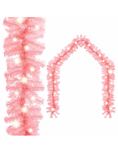 Ghirlanda Natalizia con Luci a LED 20 m Rosa