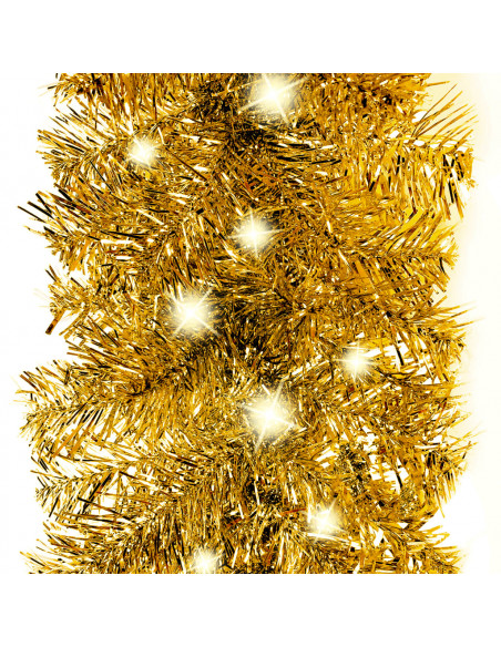 Ghirlanda Natalizia con Luci a LED 5 m Oro