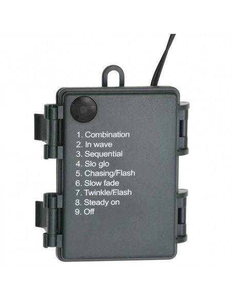 Ghirlanda Natalizia con Luci LED Verde 60 cm PVC