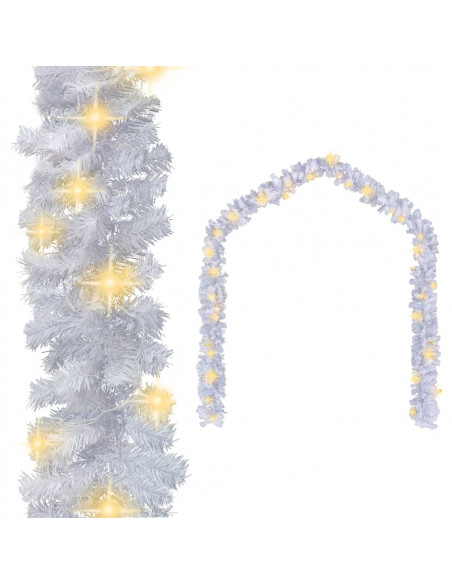 Ghirlanda Natalizia con Luci a LED 10 m Bianca