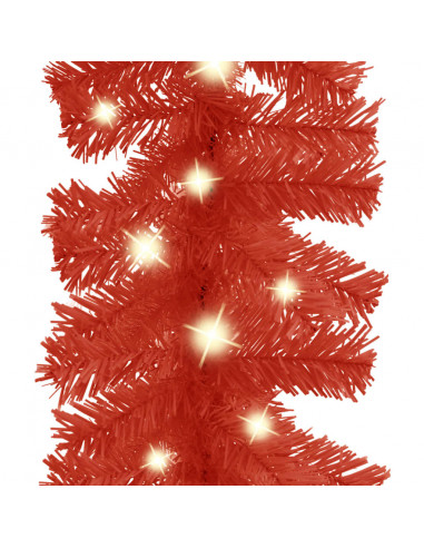 Ghirlanda Natalizia con Luci a LED 20 m Rosso