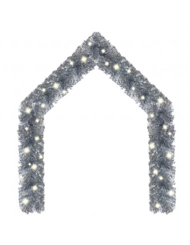 Ghirlanda Natalizia con Luci a LED 10 m Argento