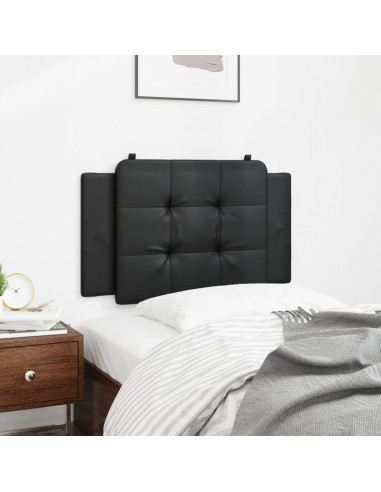 Cuscino Testiera Nero 90 cm in Similpelle