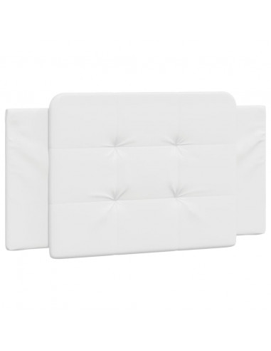 Cuscino Testiera Bianco 100 cm in Similpelle