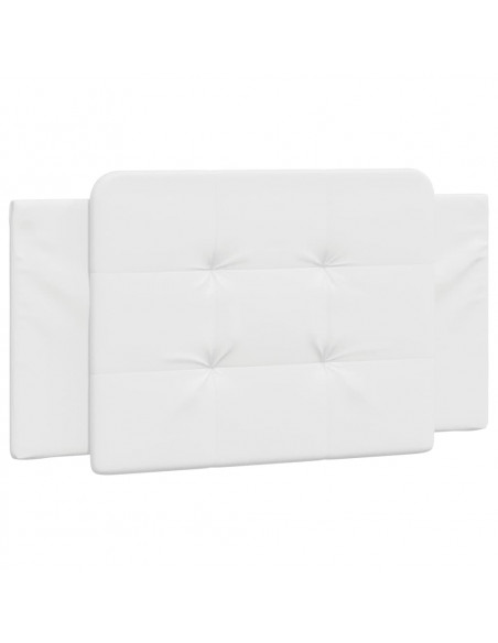 Cuscino Testiera Bianco 100 cm in Similpelle